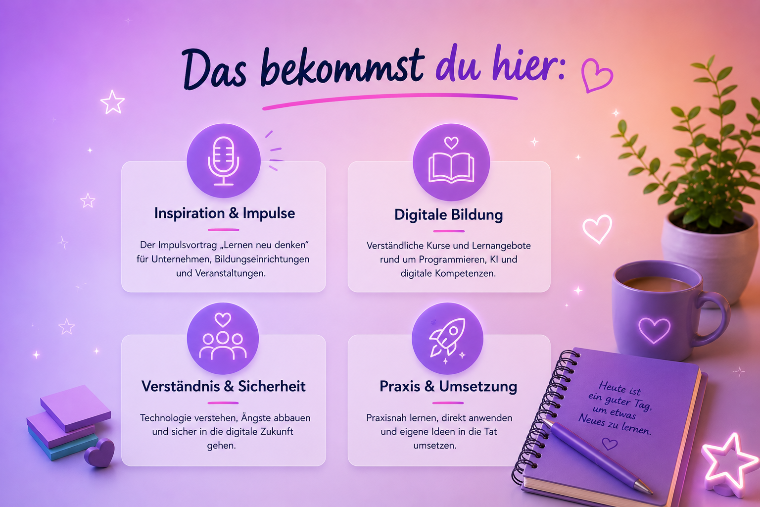Was du hier bekommst