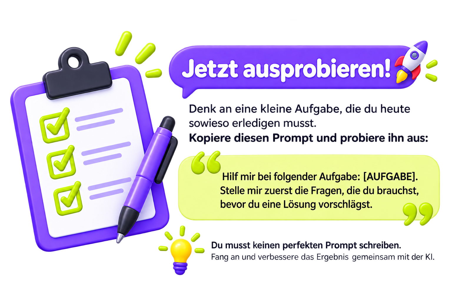 Prompt ausproblieren